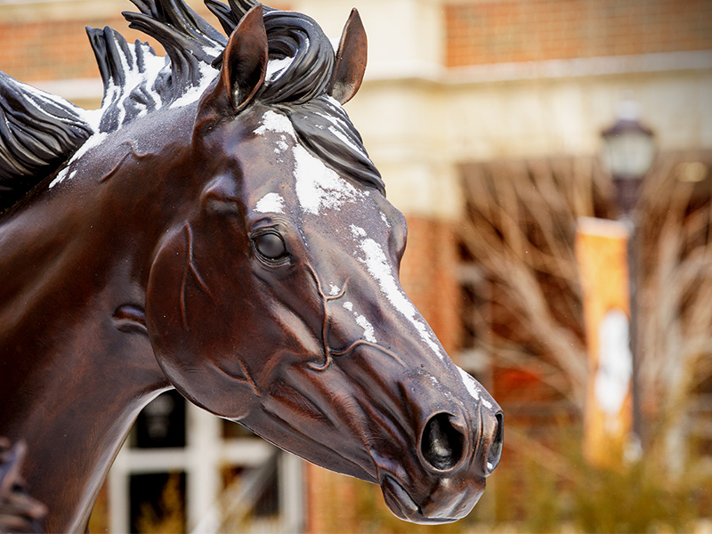 Horse statue