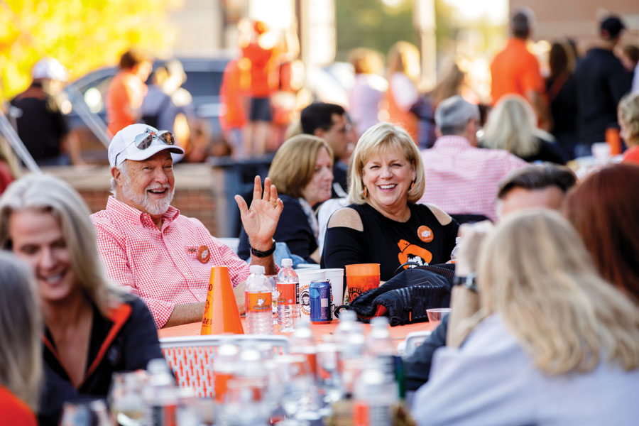 Women's Antigua Orange/White Oklahoma State Cowboys Structure