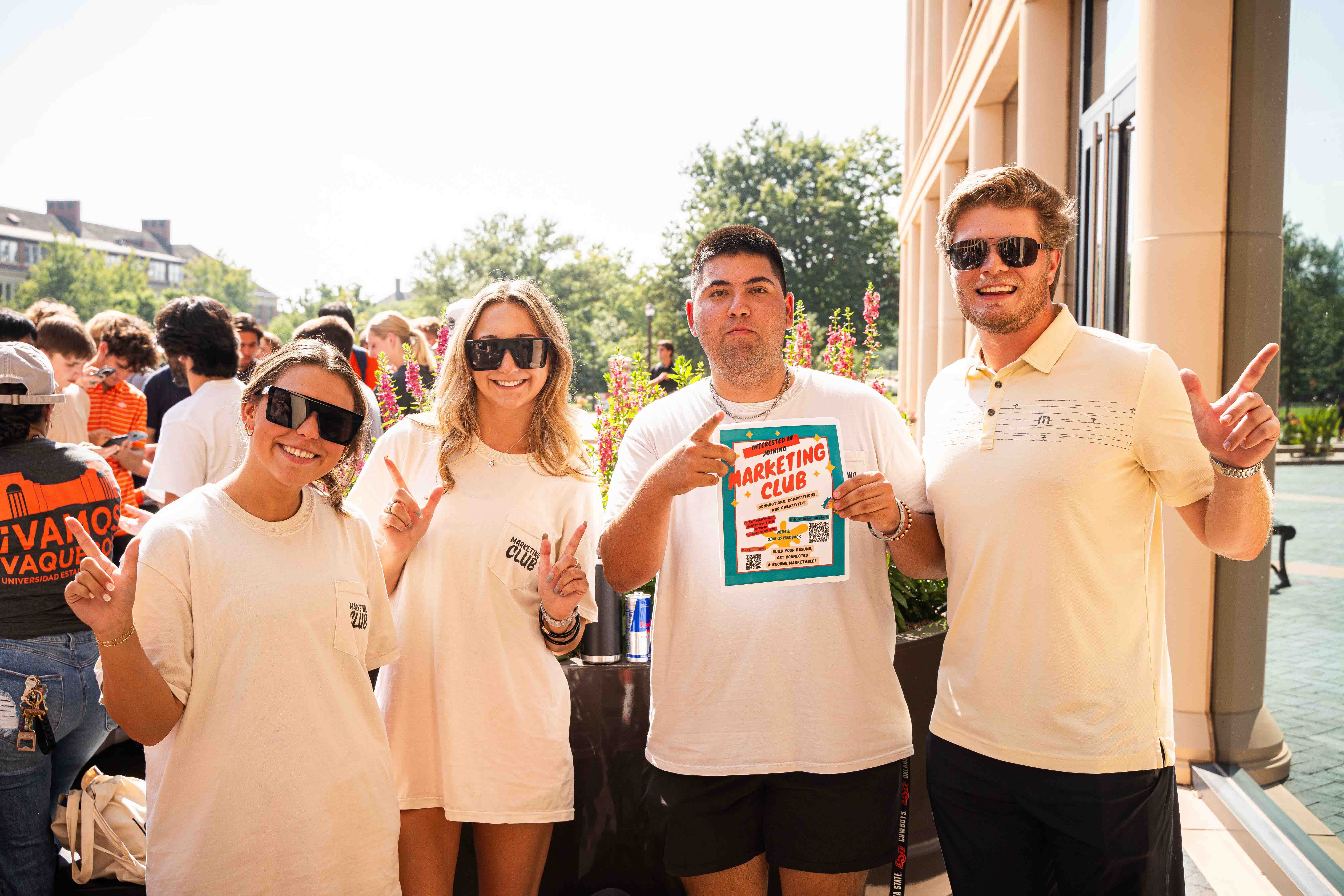 Marketing club exec team.